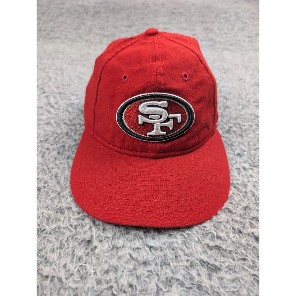 San Francisco 49ers Hat Youth One Size Red Strap Back Mesh New Era NFL Equipment